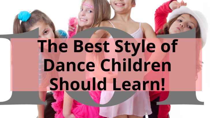 4 kids in a dance class with title what type of dance should my child learn?