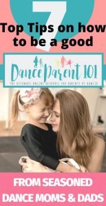 How to be a good dance parent: 7 tips from seasoned dance moms & dads. You don't have to be perfect, but when you feel like you are doing a good job, your kids can relax, you can relax and know you got this dance parenting gig down pact!#parenting #dance #ballet #balletclass