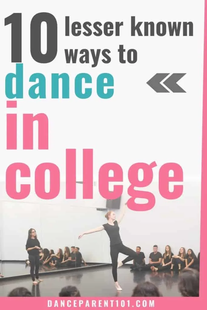 How to dance in College without Majoring in Dance! Are you a dancer, but don't want to specialize in dance at college but would still like to study ballet or hip hop or even tap dance? Did you know that most colleges and universities in the US have dance programs that cater for all college students no matter their major or degree! Check out our article for dance college tips and ideas so that you can plan, choose and prep for your best college life experience!