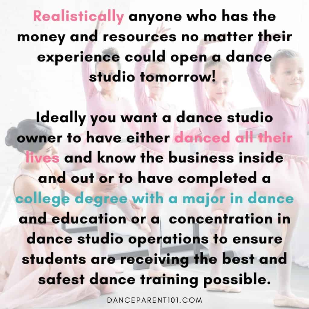 Teaching Dance Without a Qualification