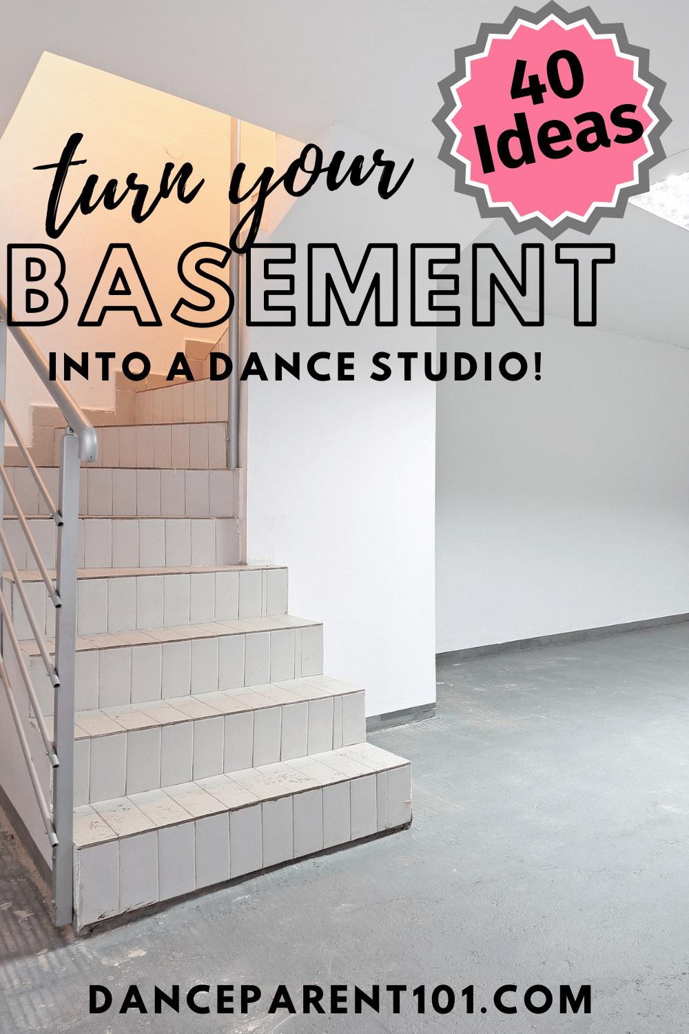 The Best Home Dance Studio and Work Out Space Ideas for Basements!