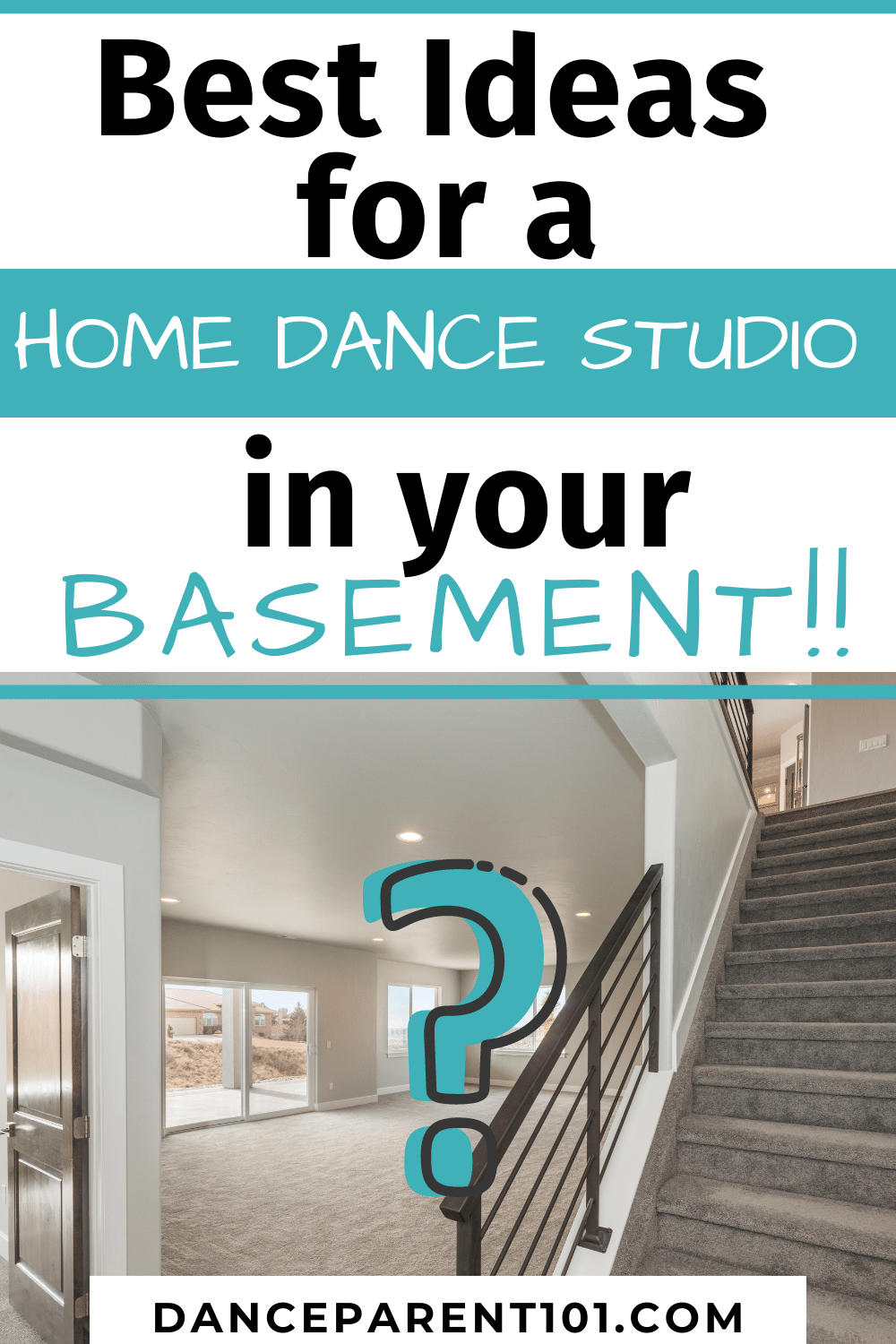 The Best Home Dance Studio and Work Out Space Ideas for Basements!