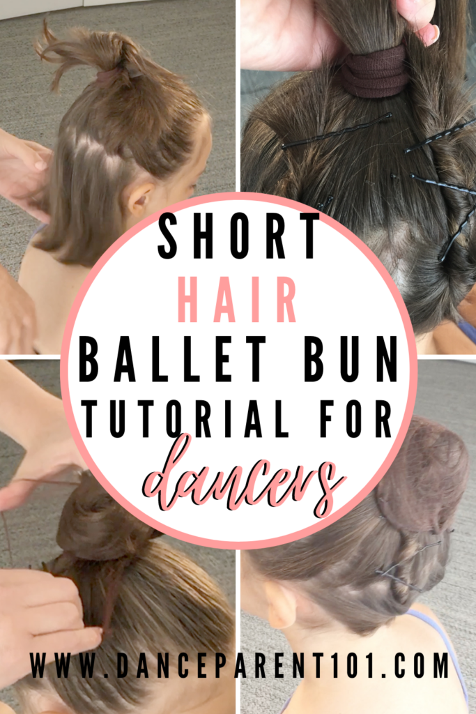 How to do a Ballet Bun on Short Hair – Video and Photo Instructions