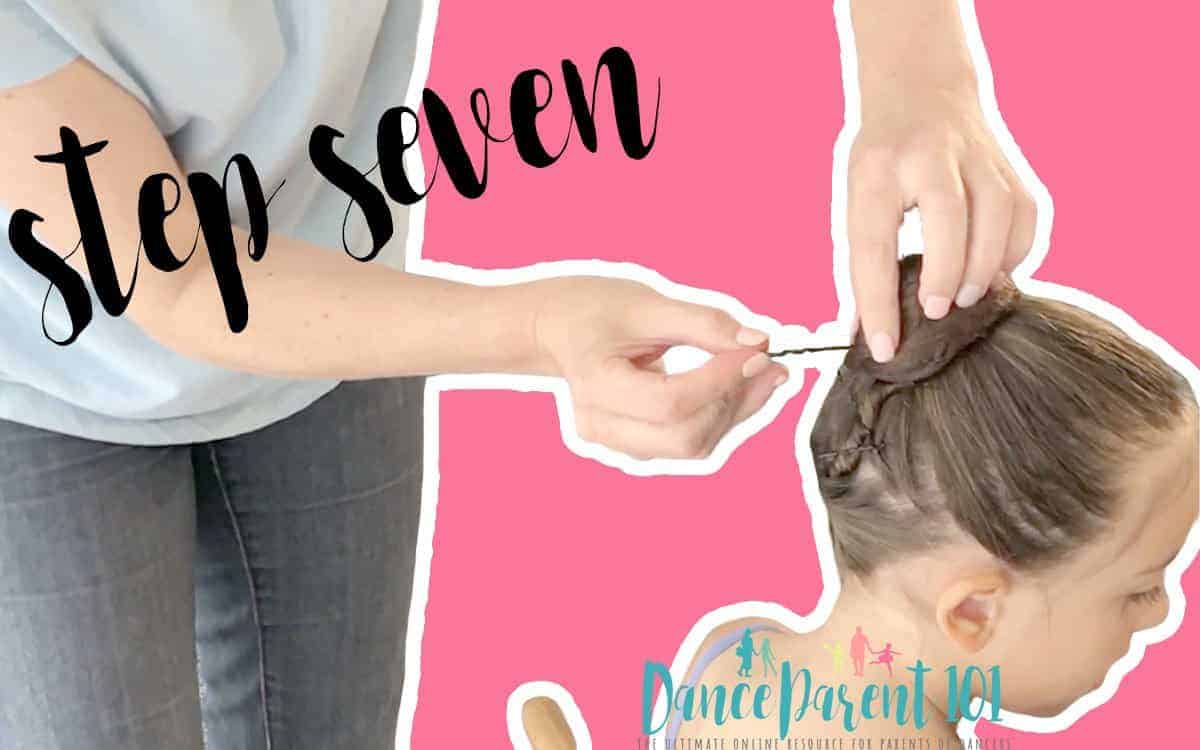 How to do a Ballet Bun on Short Hair Video and Photo Instructions