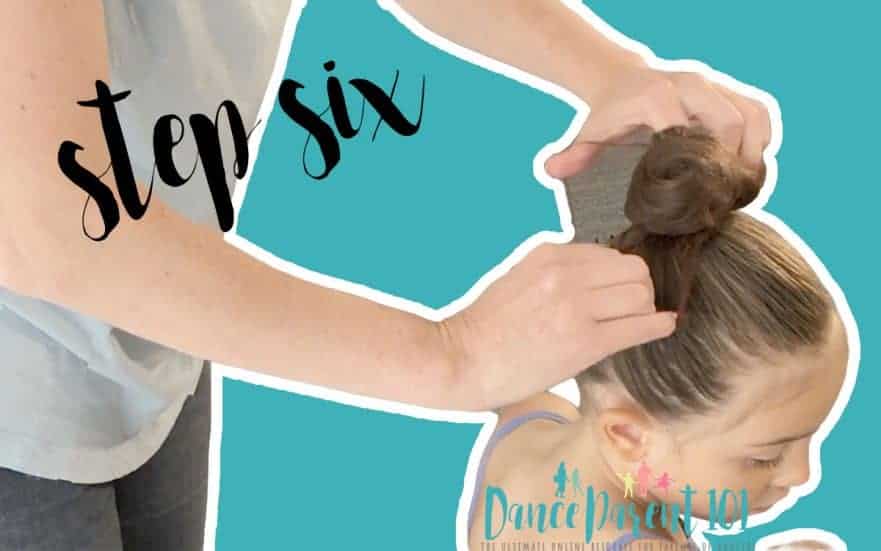 How to do a Ballet Bun on Short Hair Video and Photo Instructions