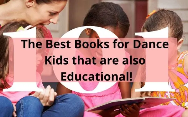 The Best Books for Dance Kids that are also Educational!- a picture of a mother and daughters while reading one book