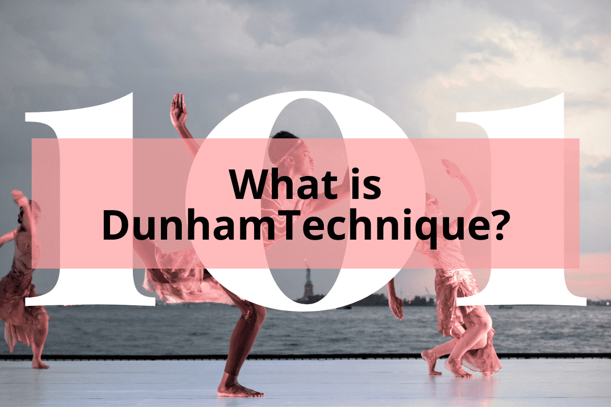 three women dancing Dunham Technique with title What is Dunham Technique?