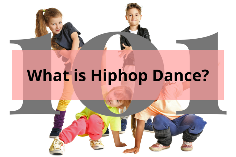 four kids doing hiphop dance pose with title What is Hiphop Dance?