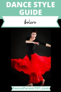 Female dancer doing Bolero Dance - Dance Style Guide