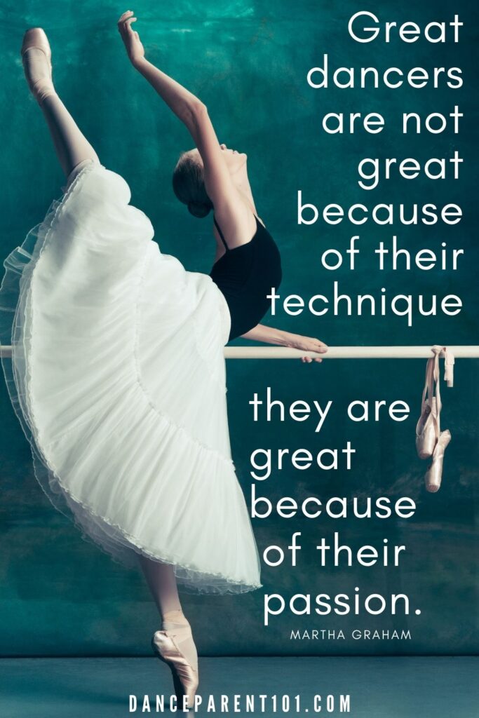 Great dancers are not great because of their technique