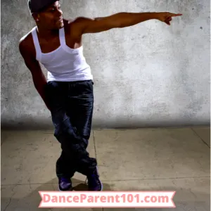 man doing locking dance