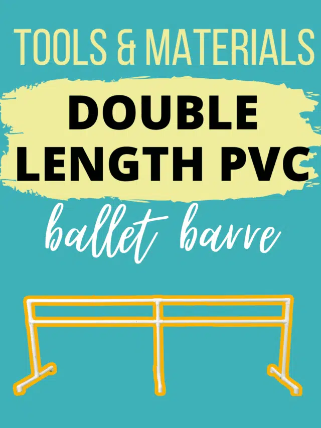 DIY PVC Ballet Barre – Double Length