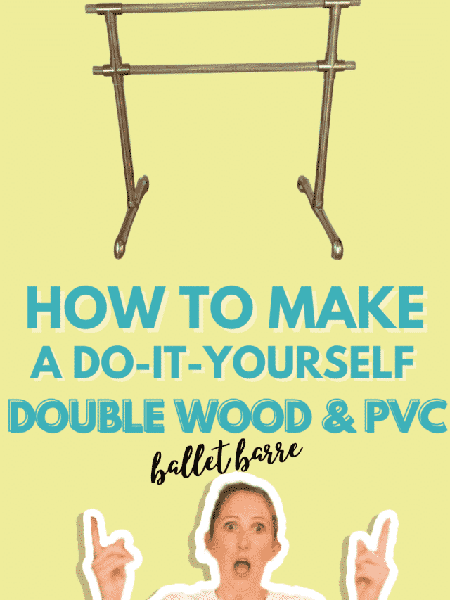 DIY Ballet Barre – Double Wood and PVC Pipe #2