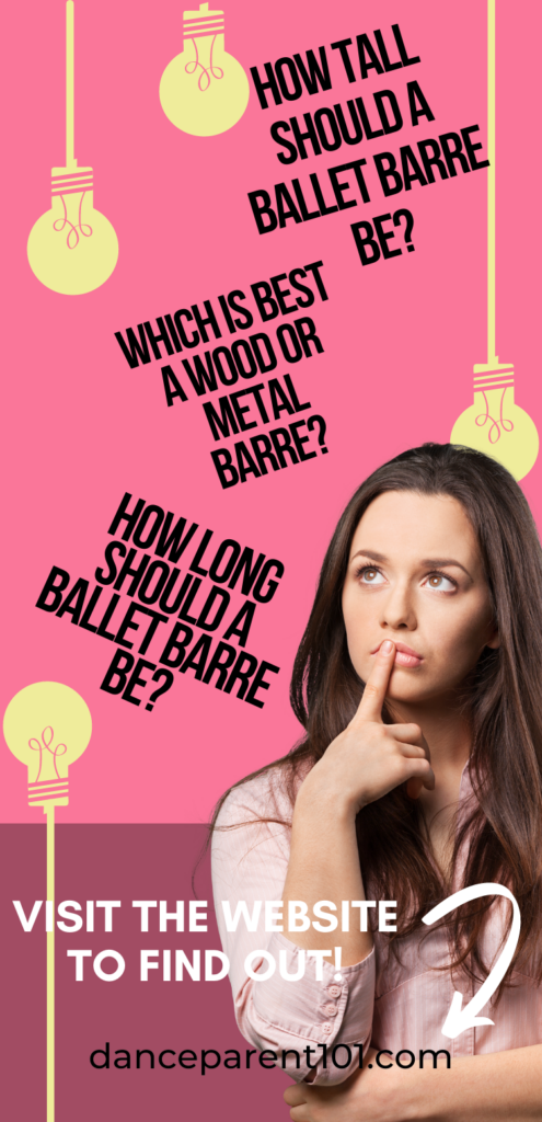 How to choose a kids ballet barre: considering all options