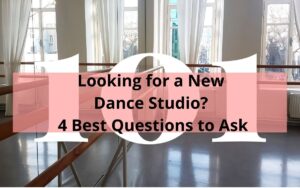 Looking for a New Dance Studio? 4 Best Questions to Ask -dance studio with ballet barre, mirror and curtains