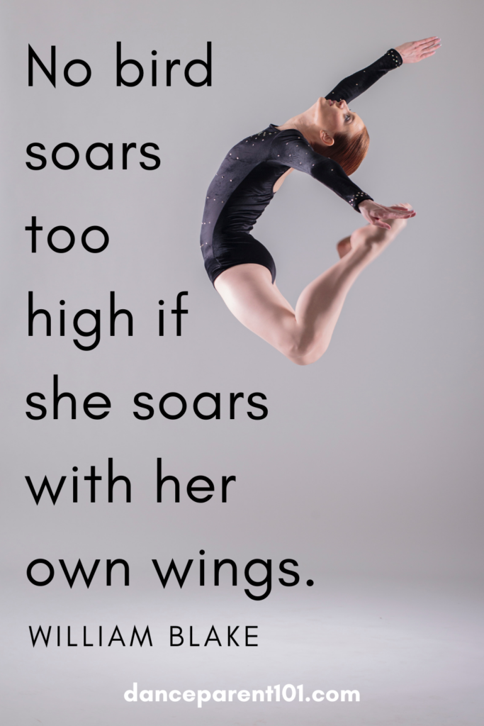 No bird soars too high if she soars with her own wings.