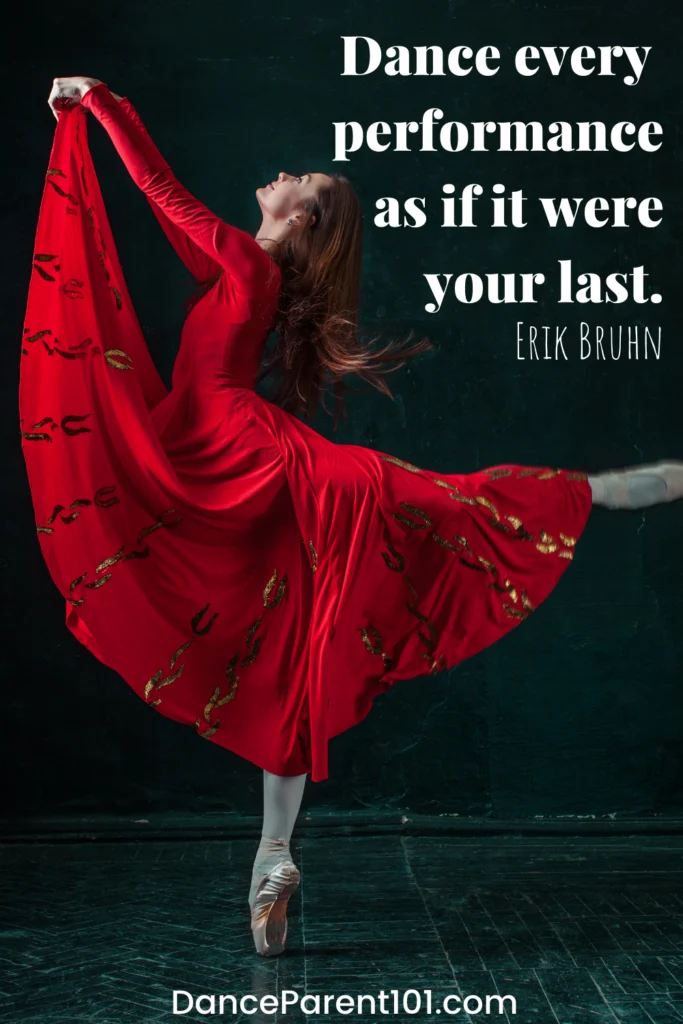 Dance every performance as if it were your last. Erik Bruhn