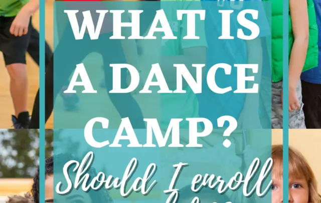 Kids pictures at dance camp with title What is a Dance Camo? Should I enroll my child?