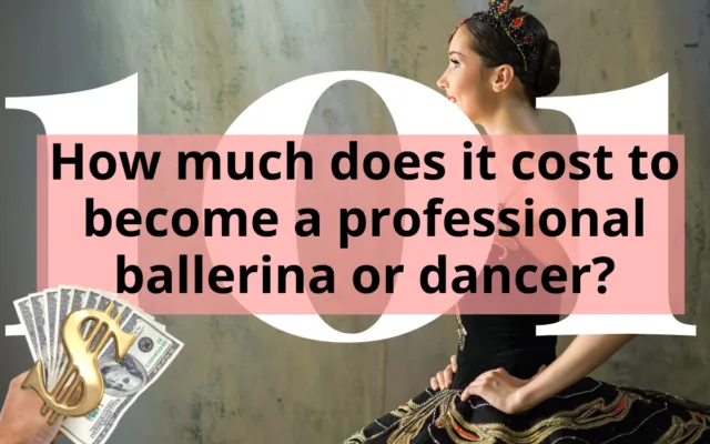 Title Image - How much does it cost to become a professional ballerina or dancer?