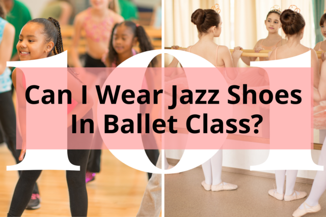 Title - Dancers in jazz class next to dancers in ballet class