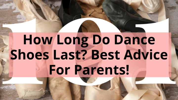 Title - How Long Do Dance Shoes Last? Best Advice For Parents - pile of used dance shoes