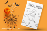 Free Printables – Fun Halloween &amp; Dance Themed Color In Pages