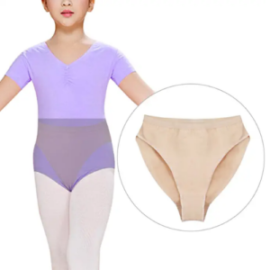 KUKOME Ballet Dance Underwear High Cut Cotton Dance Briefs Shorts for Women Girls