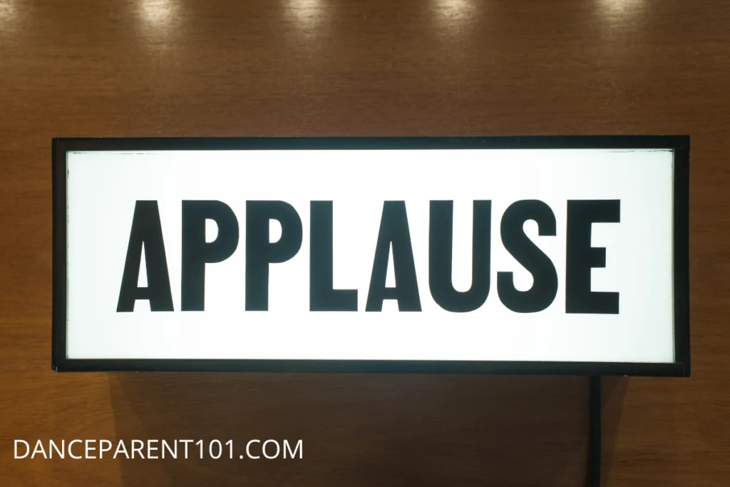 Image of the word "applause" in all capital letters